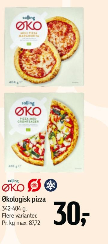 Økologisk pizza – Føtex