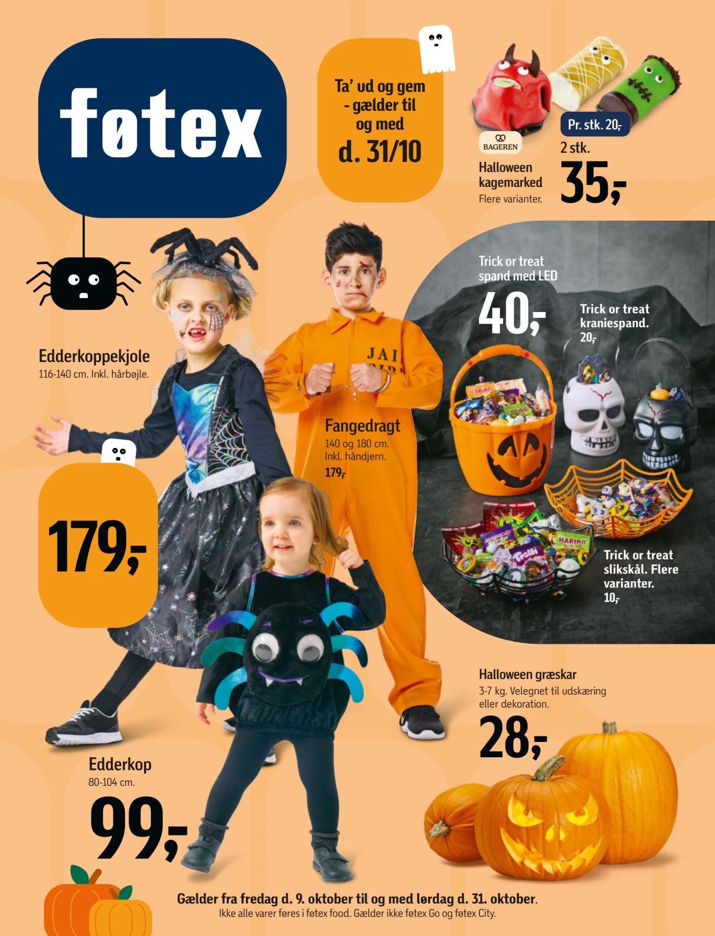Halloween græskar – Føtex