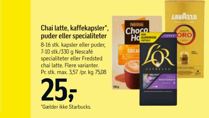 Kaffekapsler – Føtex