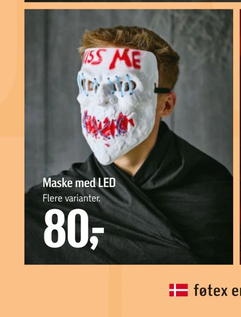 Maske med LED – Føtex
