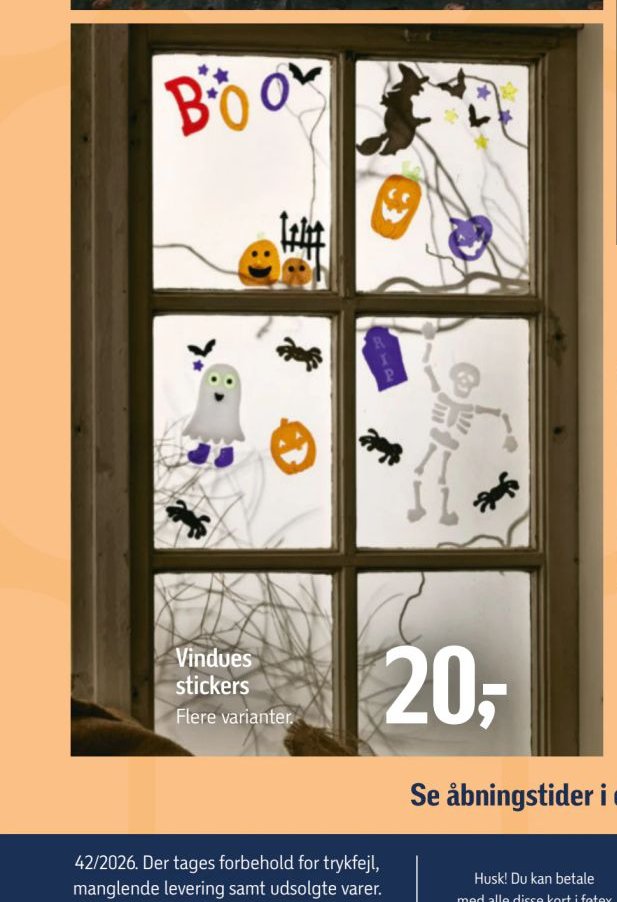 Vindues stickers – Føtex
