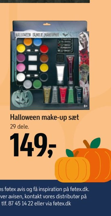 Halloween make-up sæt – Føtex