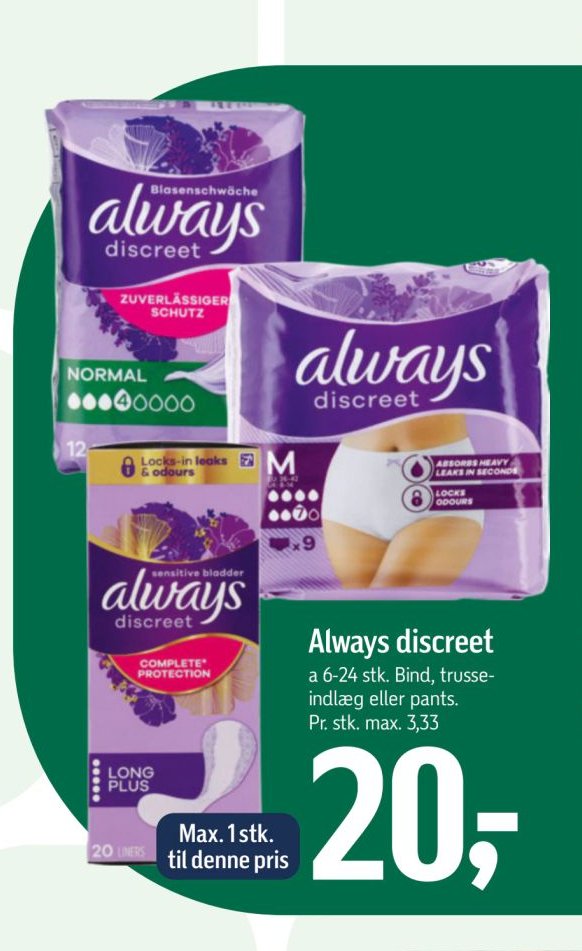 Always discreet – Føtex
