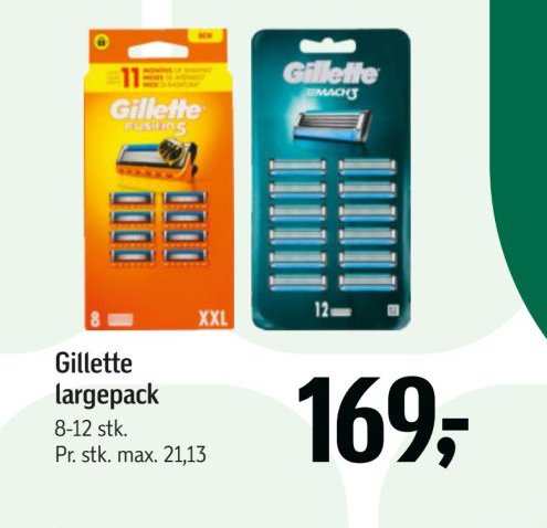 Gillette largepack – Føtex