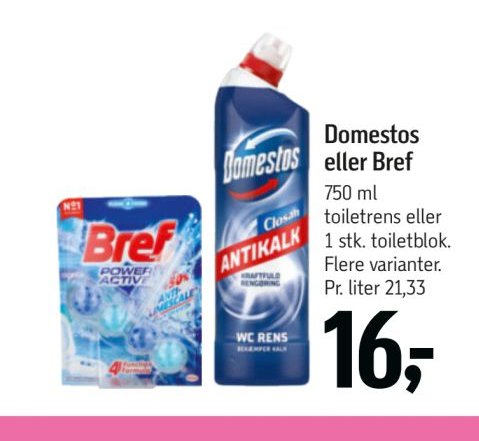 Domestos eller Bref – Føtex
