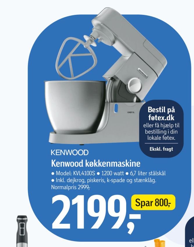 Kenwood køkkenmaskine – Føtex
