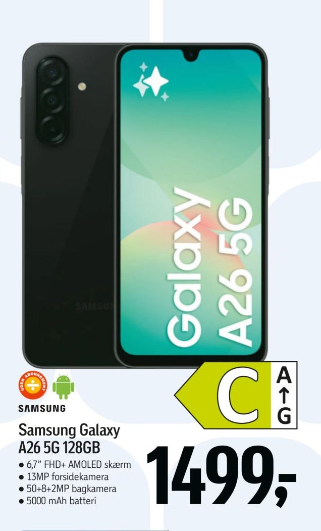 Samsung Galaxy A26 5G 128GB – Føtex