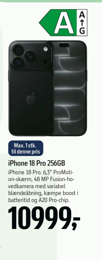 iPhone 18 Pro 256GB – Føtex