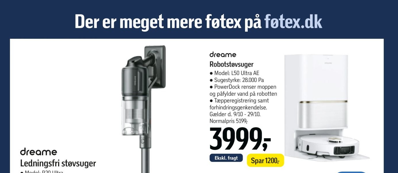 dreame Robotstøvsuger – Føtex