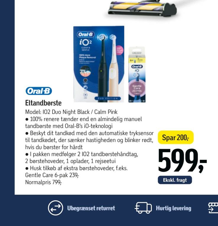 Oral-B Eltandbørste – Føtex