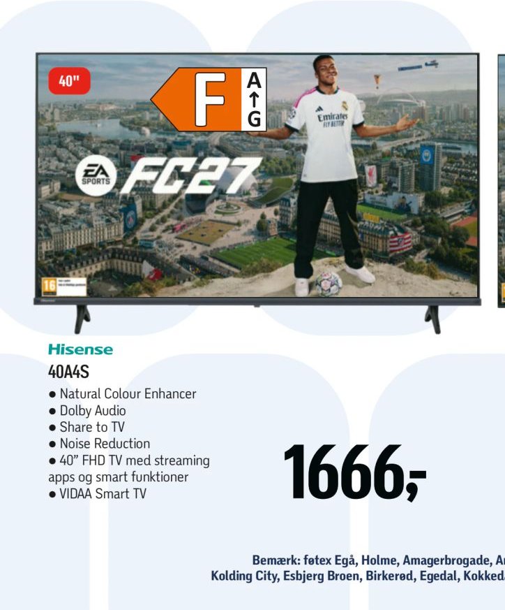 Hisense 40A4S – Føtex