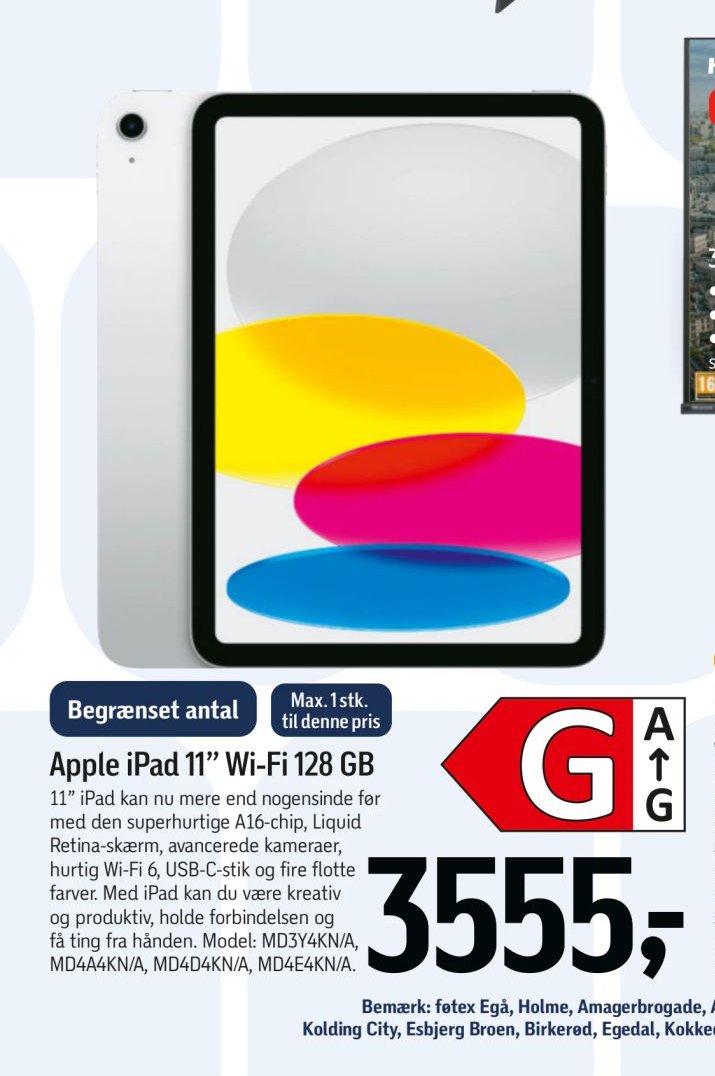 Apple iPad 11” Wi-Fi 128 GB – Føtex