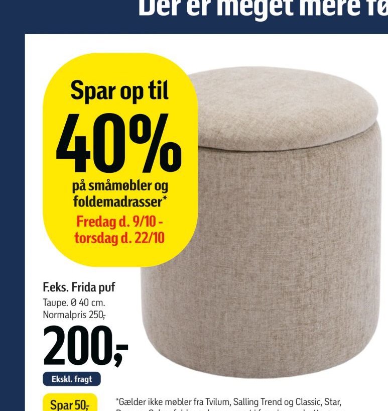 Frida puf – Føtex