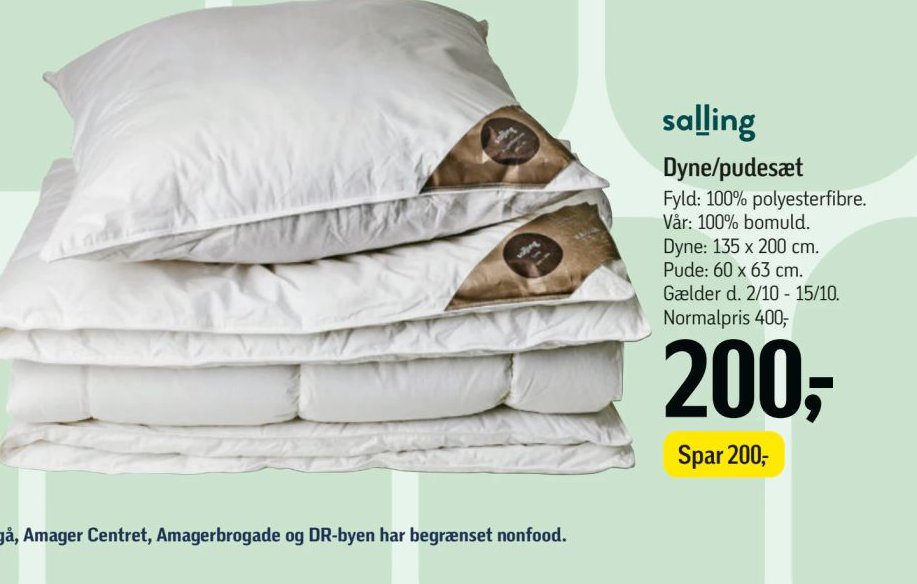 Dyne/pudesæt – Føtex