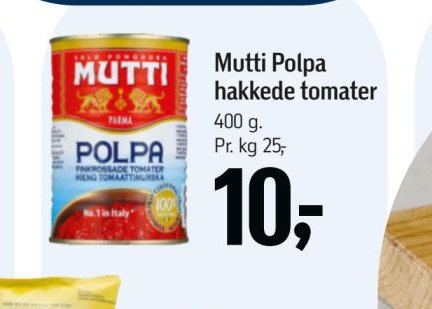 Mutti Polpa hakkede tomater – Føtex