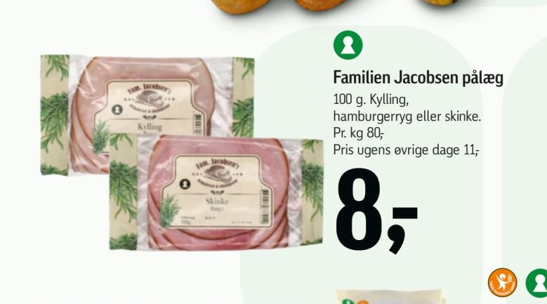 Familien Jacobsen pålæg – Føtex