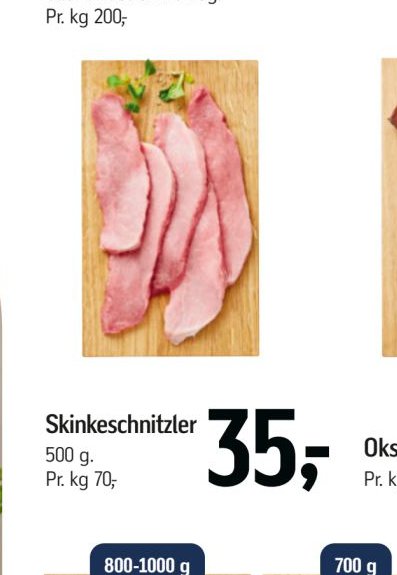 Skinkeschnitzler – Føtex
