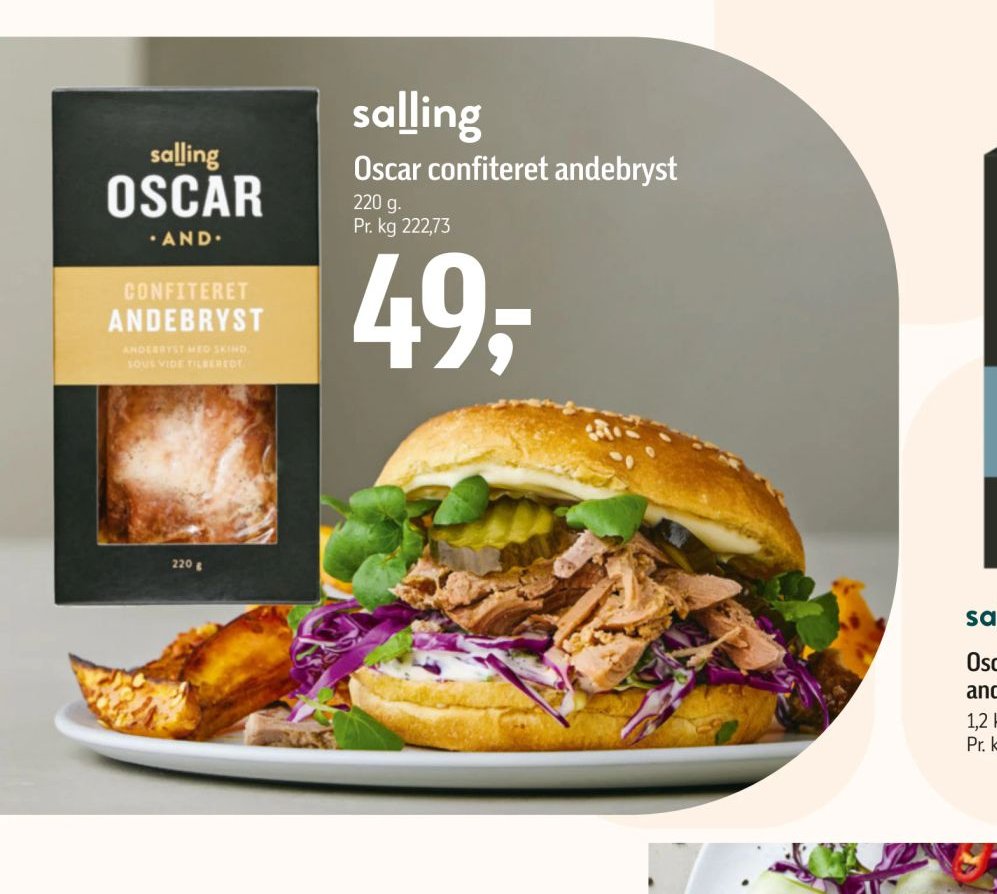 Oscar confiteret andebryst – Føtex