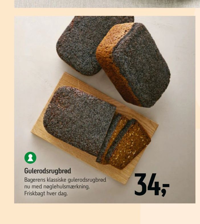 Gulerodsrugbrød – Føtex