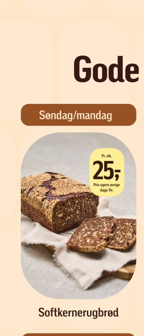 Softkernerugbrød – Føtex