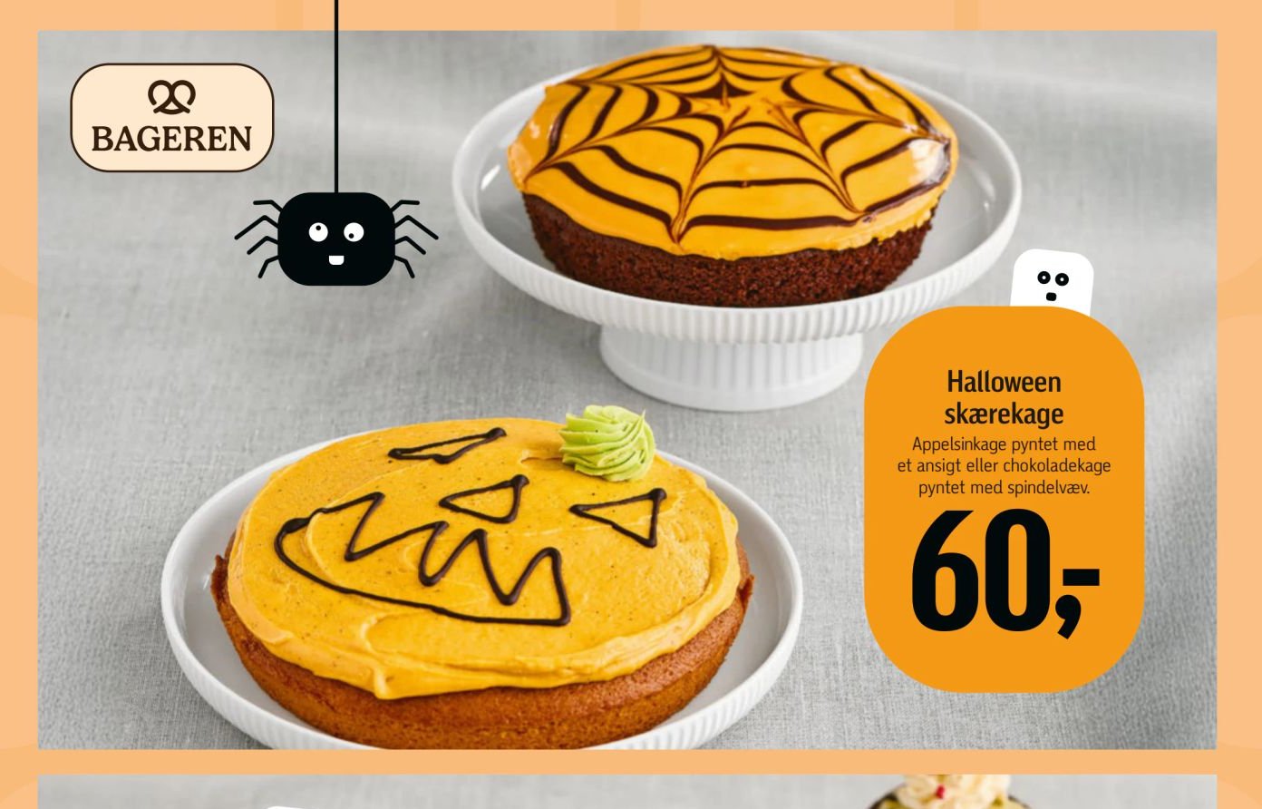 Halloween skærekage – Føtex