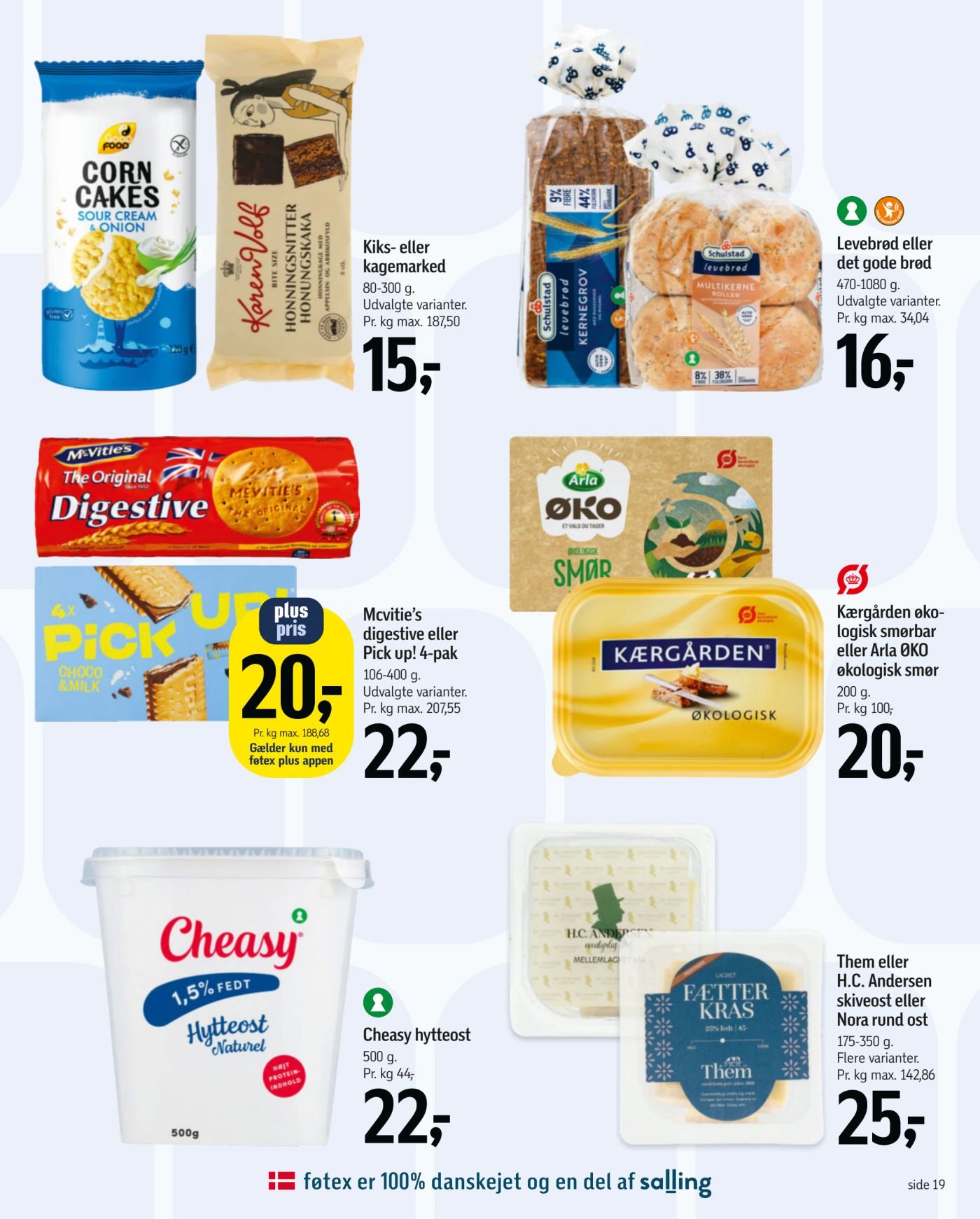 Mcvitie’s digestive eller Pick up! 4-pak – Føtex