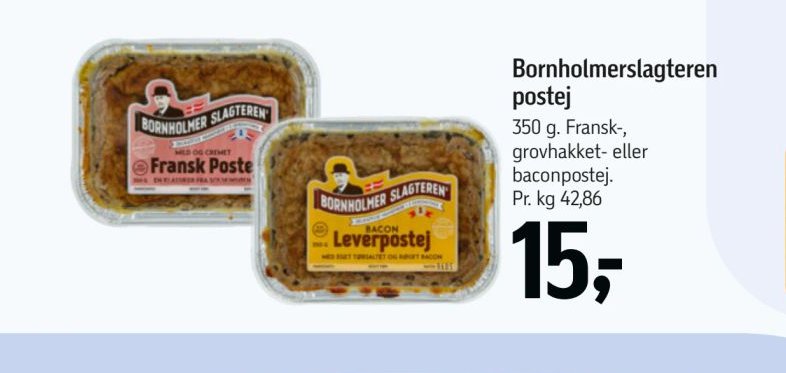 Bornholmerslagteren postej – Føtex