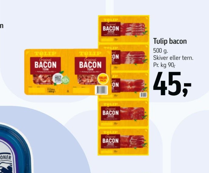Tulip bacon – Føtex