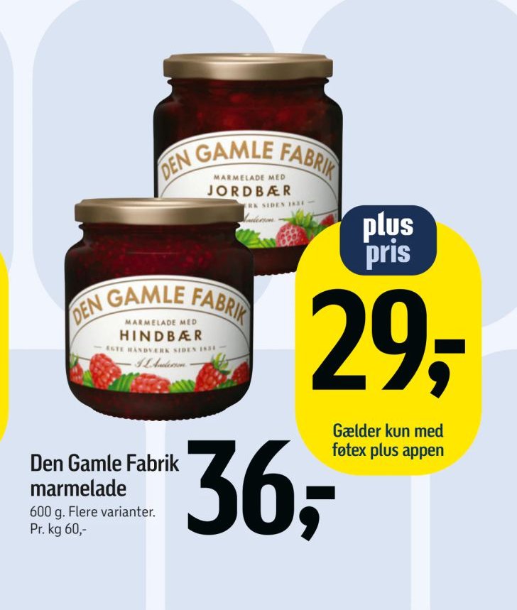 Den Gamle Fabrik marmelade – Føtex