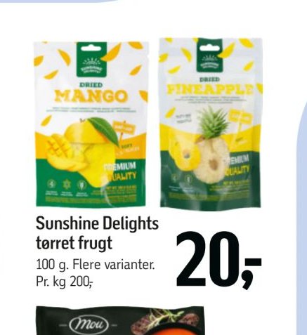 Sunshine Delights tørret frugt – Føtex