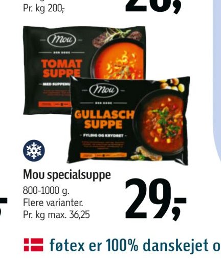 Mou specialsuppe – Føtex