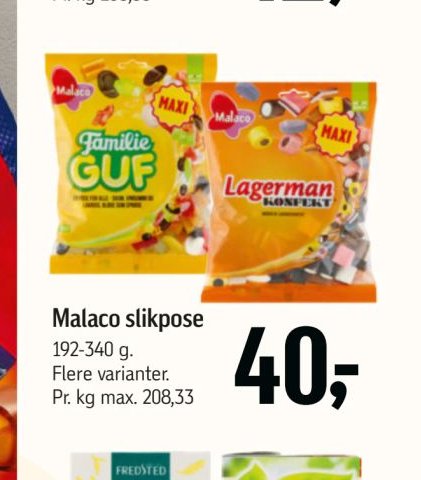 Malaco slikpose – Føtex