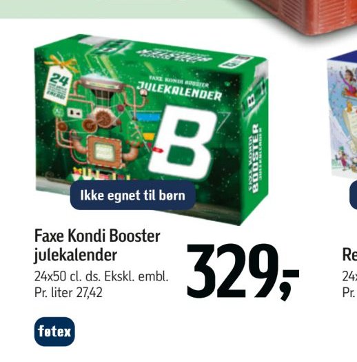 Faxe Kondi Booster julekalender – Føtex