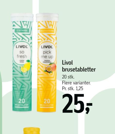 Livol brusetabletter – Føtex