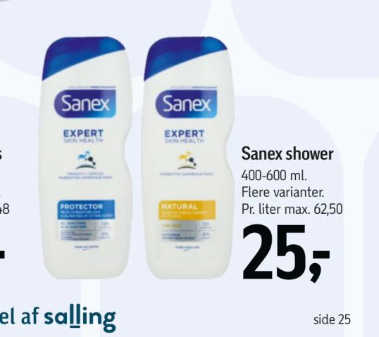 Sanex shower – Føtex