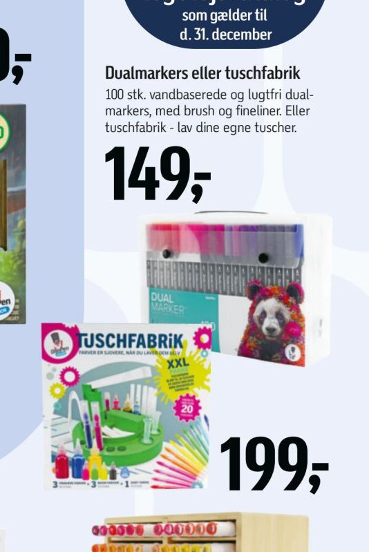 Dualmarkers eller tuschfabrik – Føtex