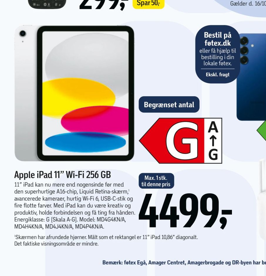 Apple iPad 11” Wi-Fi 256 GB – Føtex