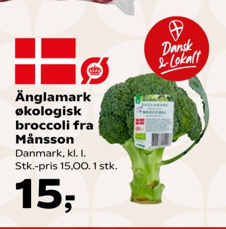 Änglamark økologisk broccoli fra Månsson – Kvickly