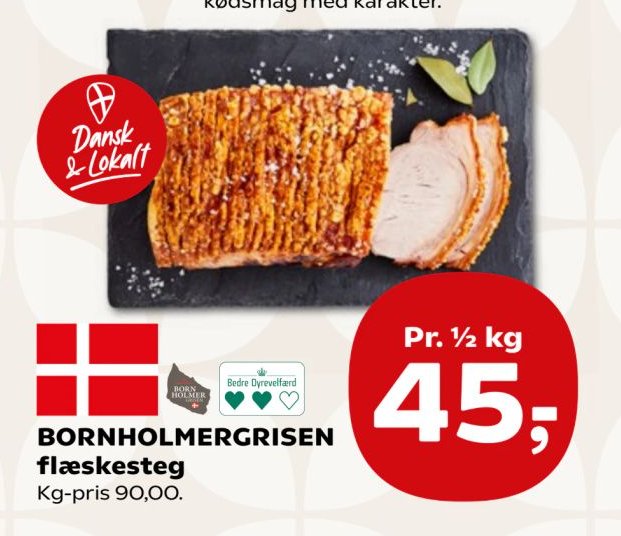 BORNHOLMERGRISEN flæskesteg – Kvickly