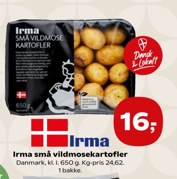 Irma små vildmosekartofler – Kvickly