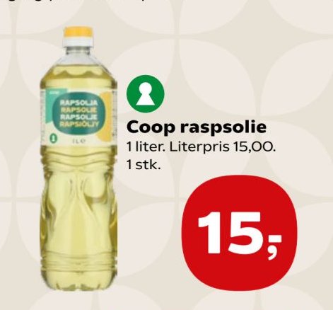 Coop rapsolie – Kvickly