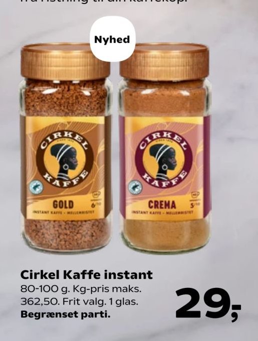 Cirkel Kaffe instant 80-100 g – Kvickly