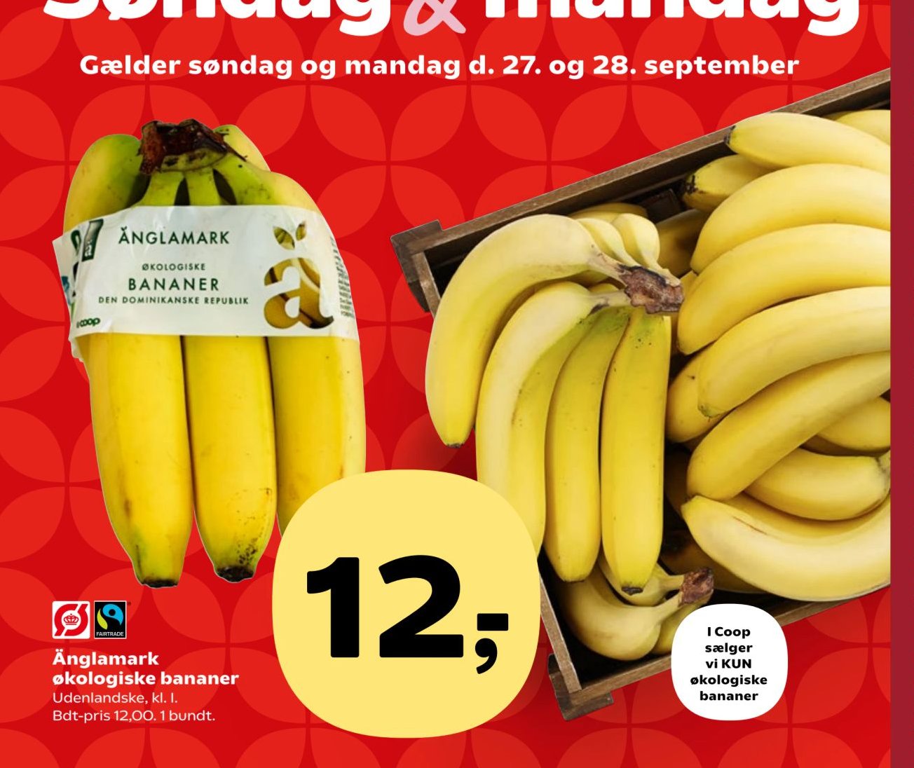 Änglamark økologiske bananer – Kvickly