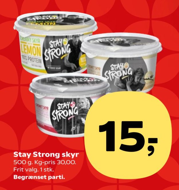 Stay Strong skyr 500 g – Kvickly