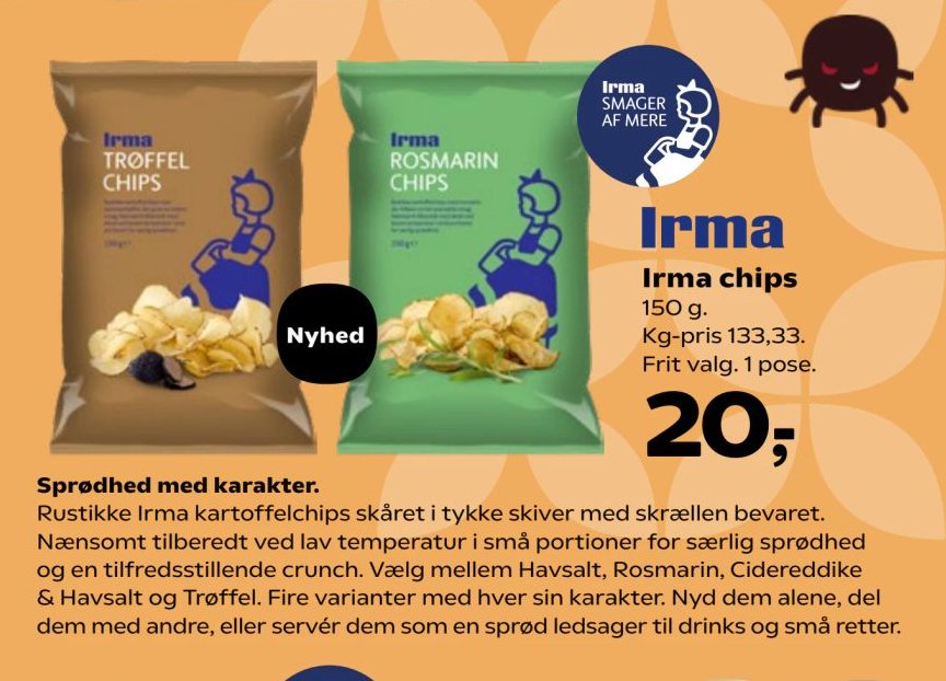 Irma chips 150 g – Kvickly
