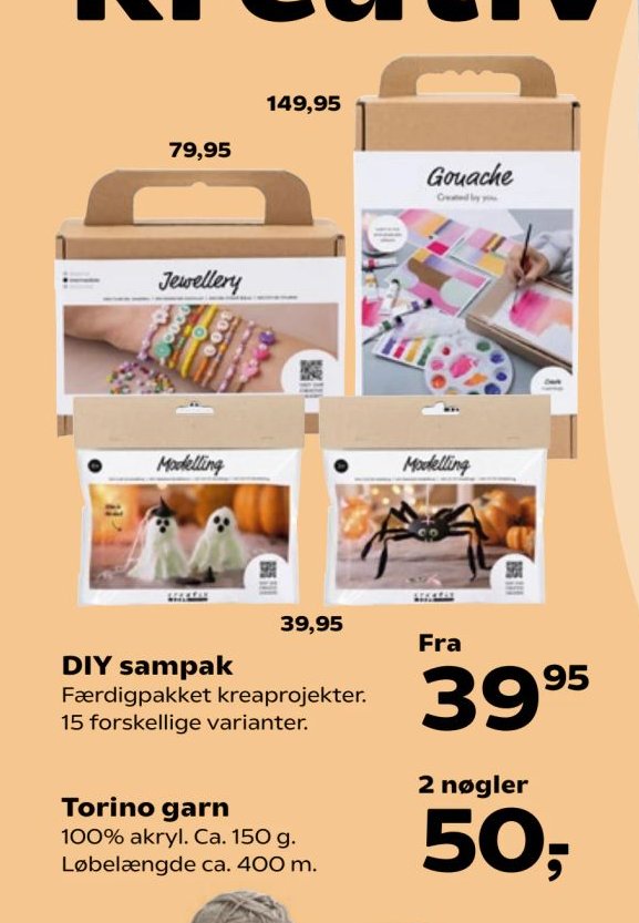 DIY sampak Færdigpakket kreaprojekter. 15 forskellige varianter. – Kvickly