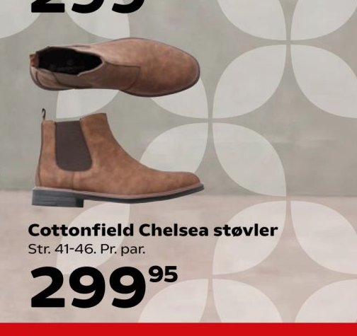 Cottonfield Chelsea støvler Str. 41-46. Pr. par. – Kvickly