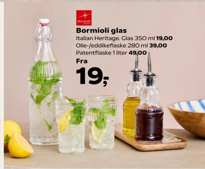 Bormioli glas Italian Heritage. Glas 350 ml – Kvickly