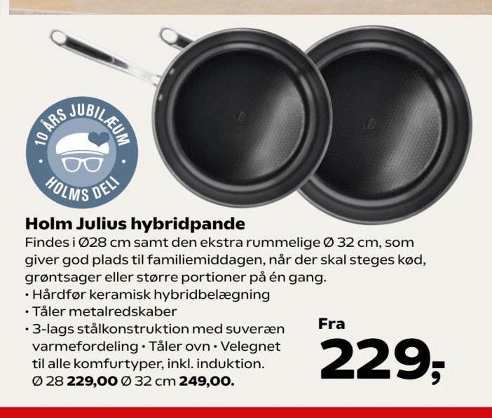 Holm Julius hybridpande Ø 28 cm – Kvickly
