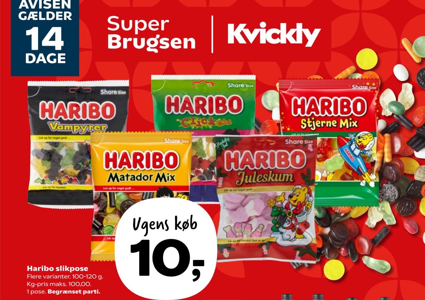 Haribo slikpose – Kvickly